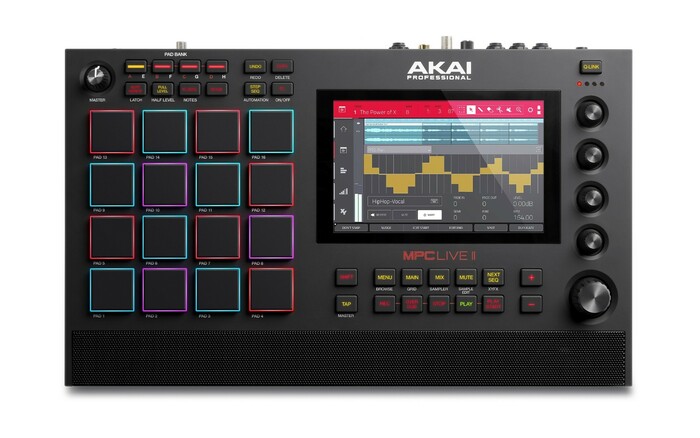 AKAI MPCLIVE2XUS Music Production Center With Built-In 7-inch Monitors