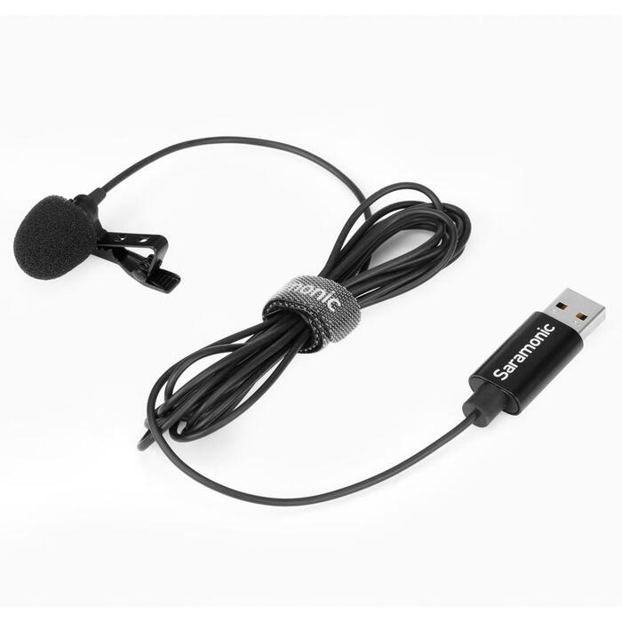 Saramonic SR-ULM10 Upgraded Omnidirectional USB Lavalier With 6.56' (2m) Cable