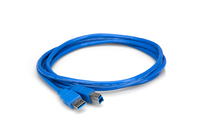 Hosa USB-306AB 6' Type A To Type B SuperSpeed USB 3.0 Cable