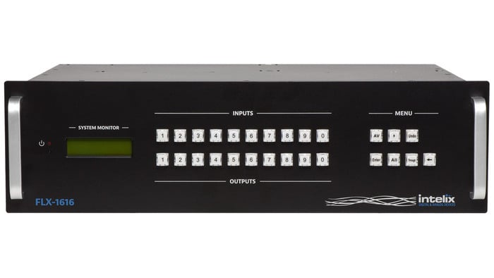 Intelix FLX-1616 16x16 Input To Output Modular Video Matrix Switcher