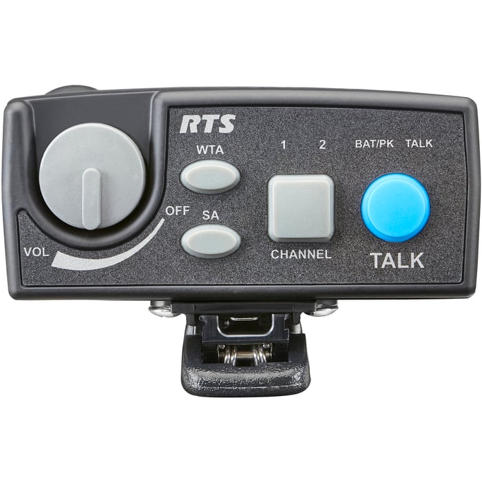 RTS TR-30N-A5F UHF/VHF Beltpack, 2-channel, A5F