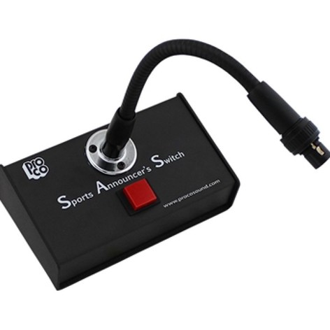 Pro Co SAS3 Push-to-Talk Sport Announcer's Switch