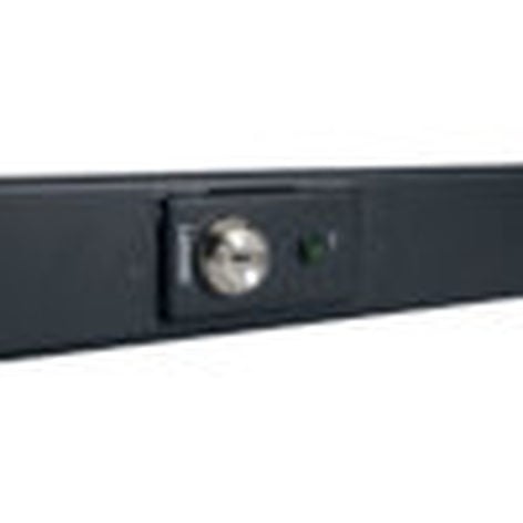 Lowell RPSB-KR Maintained SPST Key Switch, 1 Status LED, 1 Rack Unit, Black