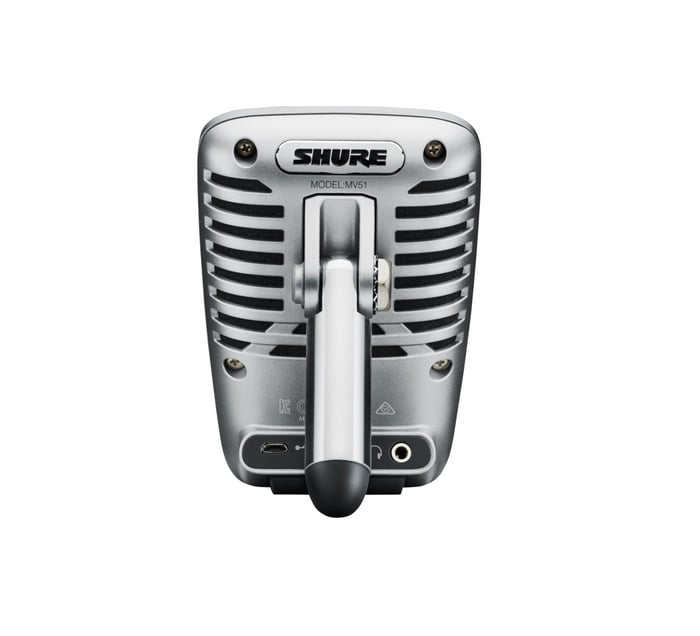 Shure MV51-DIG Digital Large-Diaphragm Condenser Microphone W/Touch Panel