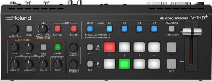 Roland Professional A/V V-1HD+ Compact Pro HD Switcher For Live Events And Livestreaming