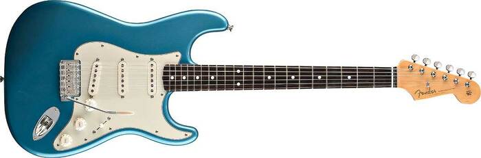 Fender STRAT-60S-RW-LPB Classic Series '60s Strat Lake Placid Blue '60s Stratocaster Guitar, Classic Series