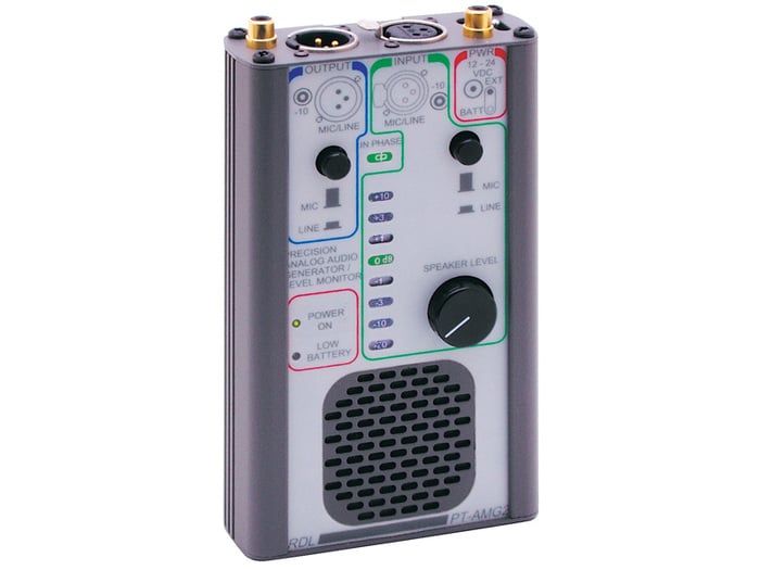 RDL PT-AMG2 Portable Audio Signal Generator And Monitor