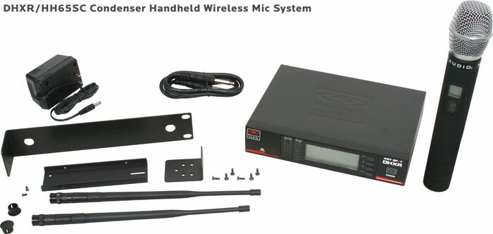 Galaxy Audio DHXR/HH65SC-N DHX UHF Wireless Handheld Condenser Mic And Receiver System