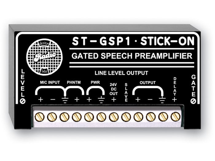 RDL STGSP1 Gated Speech Preamplifier, Mic To Line