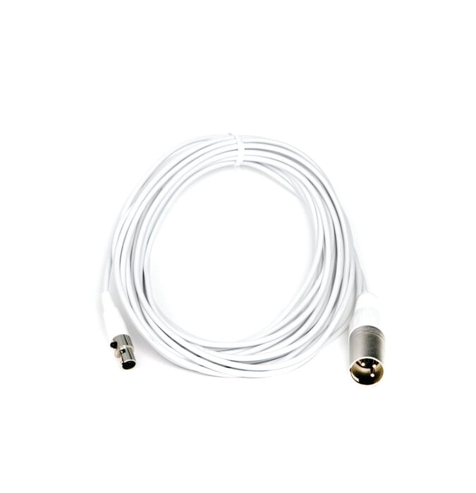 Audix CBLM25W 25' Mini-XLRF To XLRM Cable, White
