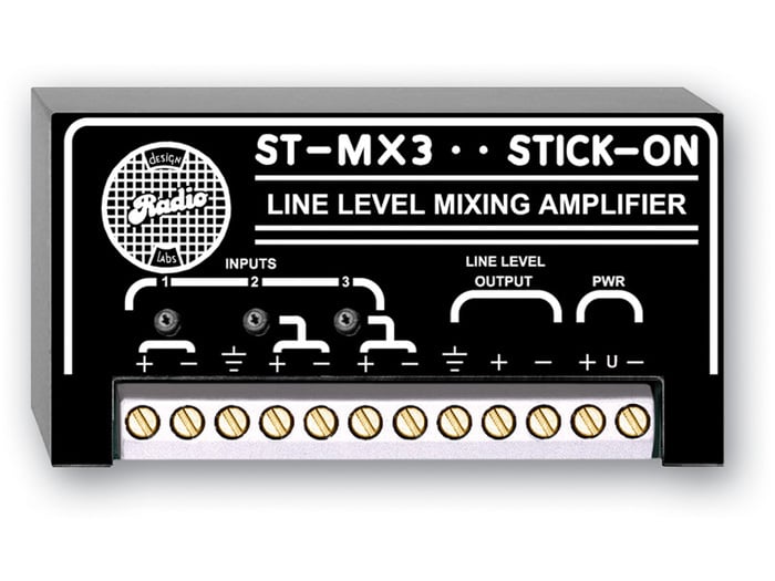 RDL STMX3 Line Level Mixer