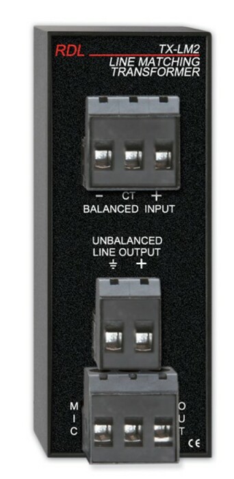 RDL TXLM2 Line Level To Mic Level Transformer