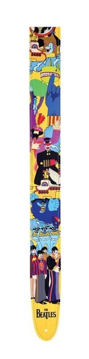 D`Addario 25LB06 Beatles Guitar Strap (Yellow Submarine Album Cover)