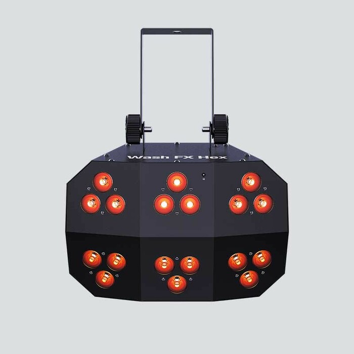 Chauvet DJ Wash FX Hex LED Wash Light With 18x8W RGBAW+UV LEDs, DMX Control
