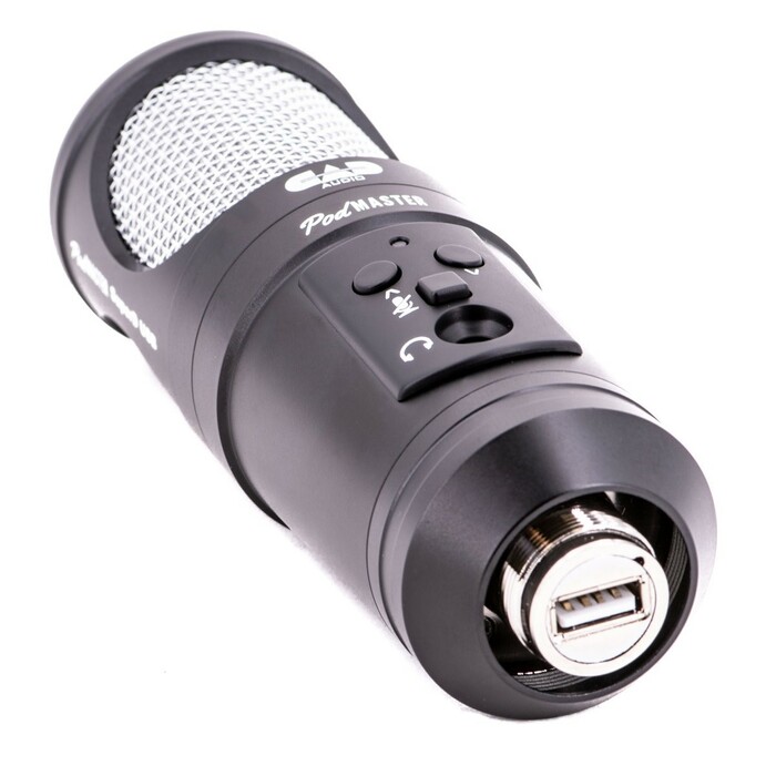 CAD Audio SUPERD-USB PodMaster SuperD USB Dynamic Mic W/ Desktop Boom Stand