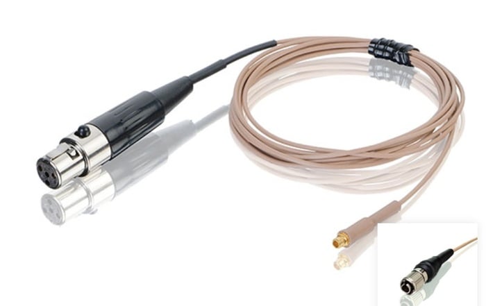Countryman E6CABLEL1-AT-CH E6 Replacement Cable For AT, 1mm Light Beige