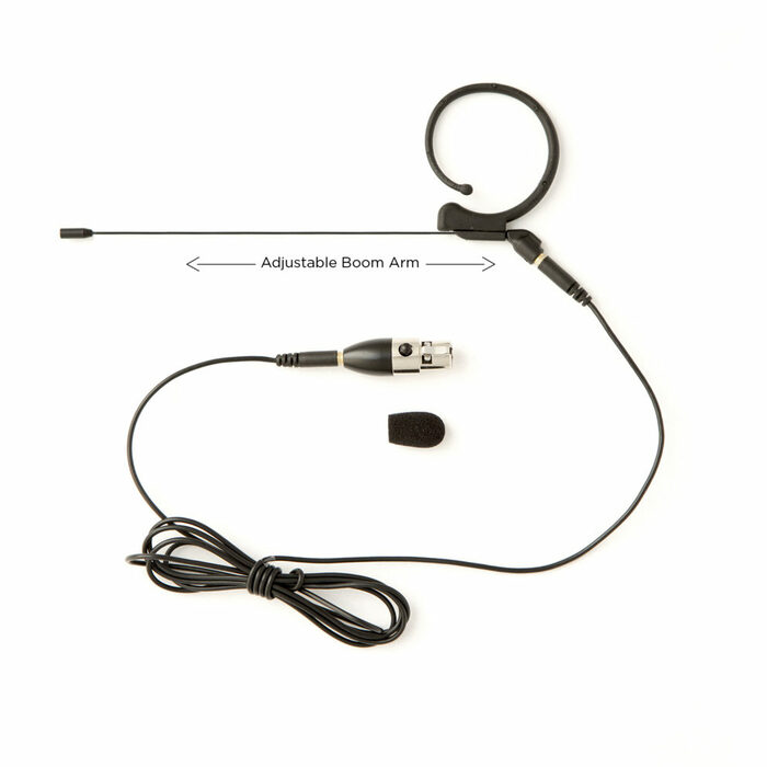 Audix HT7B4P Omnidirectional Headset Mic With TA4F Connector, Black