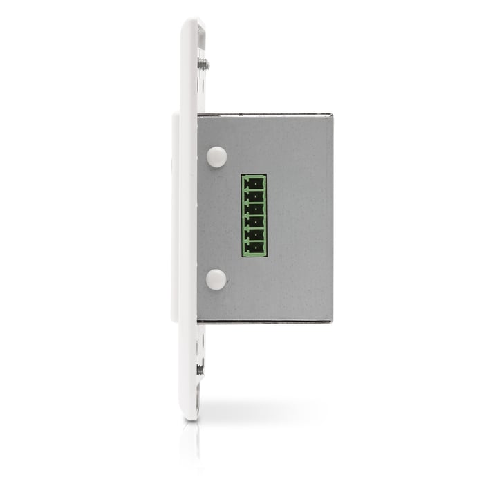 Attero Tech unD6IO 4x2 Channel Dual Gang US, Dante/AES67 Wall Plate