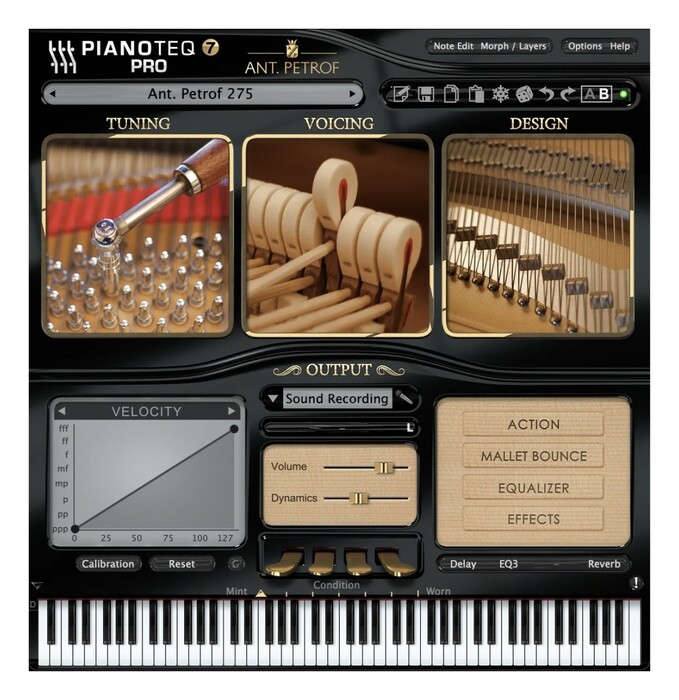 Pianoteq ANT Petrof Modeled Ant Petrof 275 Concert Grand Piano [Virtual]