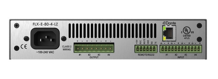 Stewart Audio FLX-E-80-4-LZ-D Digital Matrix Processor With Ethernet Control, 80w@4/ 40w@8