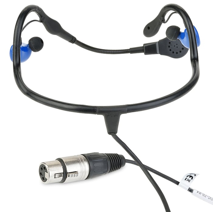 Clear-Com CC-70-X4 Wrap-around Dual Ear 4-Pin XLR Headset