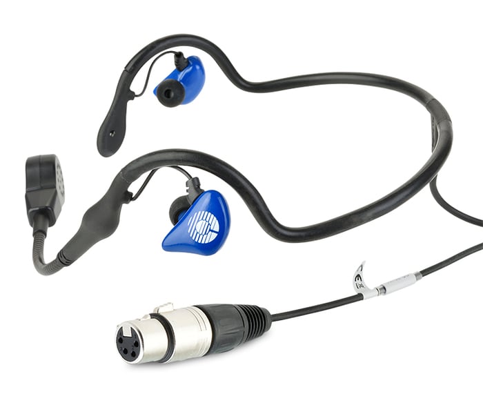 Clear-Com CC-70-X4 Wrap-around Dual Ear 4-Pin XLR Headset