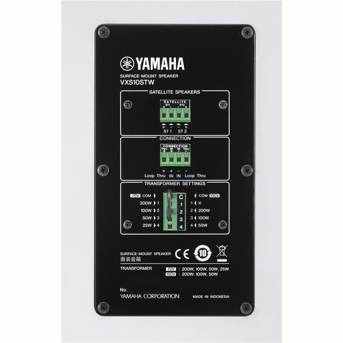 Yamaha VXS10S 10" 8 Ohm Surface-Mount Subwoofer, Black