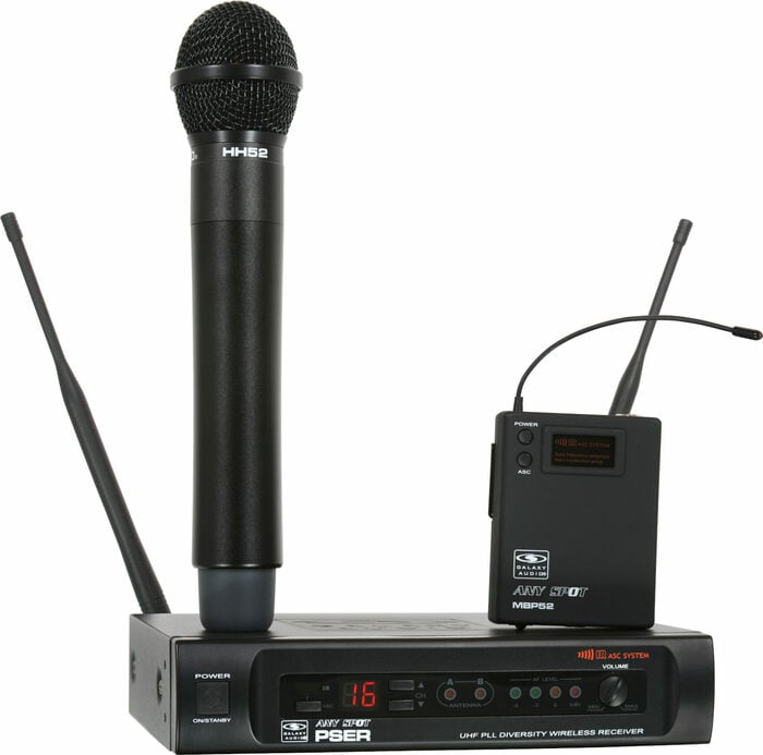 Galaxy Audio PSER/52GTRD PSE UHF Wireless Guitar Bodypack And Receiver System