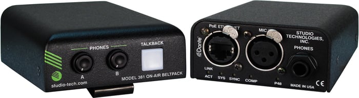 Studio Technologies MODEL-381 ON-AIR BELTPACK