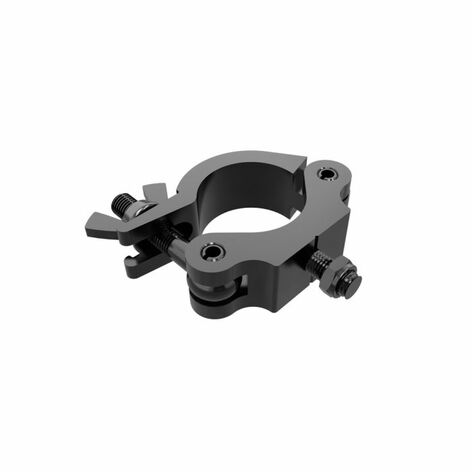 Global Truss Narrow Clamp BLK Narrow Medium Duty Clamp For 2" Pipe, Max Load 440 Lbs, Black