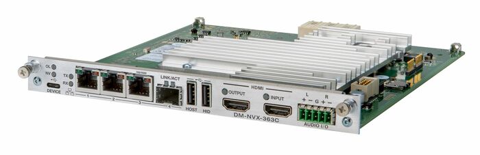 Crestron DM-NVX-363C DM NVX® 4K60 4:4:4 HDR Network AV Encoder/Decoder Card