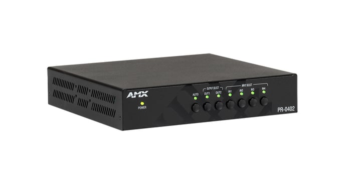 AMX PR-0402 Precis 4x2 4K60 HDMI Matrix Switcher