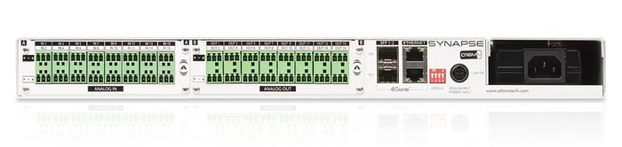 Attero Tech D16Mio 16x16 Channel Mic/Line I/O Dante/AES67 Interface, 1RU