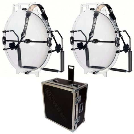 Klover MiK 26 with Case Dual MiK 26" Parabolic Collectors With Road Case
