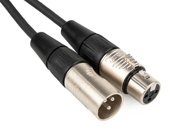 Cable Up DMX-XX310-TWO-K DMX 3-Pin Lighting Cable Bundle (2) Pack Of DMX-XX3-10 DMX Cables