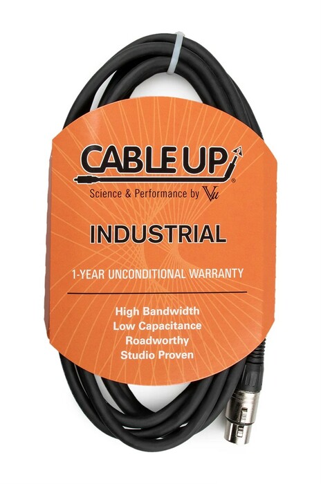 Cable Up DMX-XX310-SIX-K DMX 3-Pin Lighting Cable Bundle (6) Pack Of DMX-XX3-10 DMX Cables