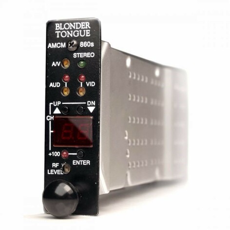 Blonder-Tongue AMCM-860DS Modular Agile Stereo Audio/Video Modulator, HE 12 Series