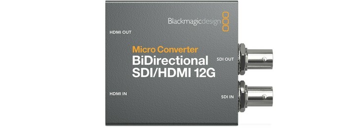 Blackmagic Design Micro Converter BiDirect SDI/HDMI 12G 1x SD/HD/12G-SDI And 1x HDMI Input/Output Converter