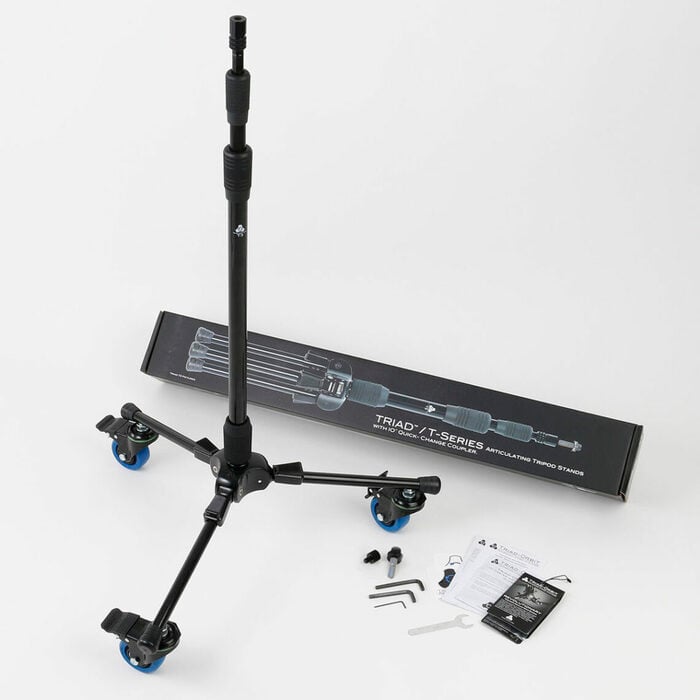 Triad-Orbit TRIAD-T3C Triad T3C T3 Tripod Microphone Stand With 3 Casters With Brakes