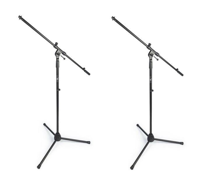 Vu MST100-30B-TWO-K Mic Stand, Single Point Adjustable Boom 2-Pack