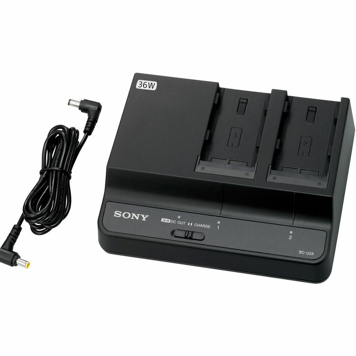 Sony BCU2A Battery Charger / AC Power Adapter For BP-U30, U60, U60T, U90