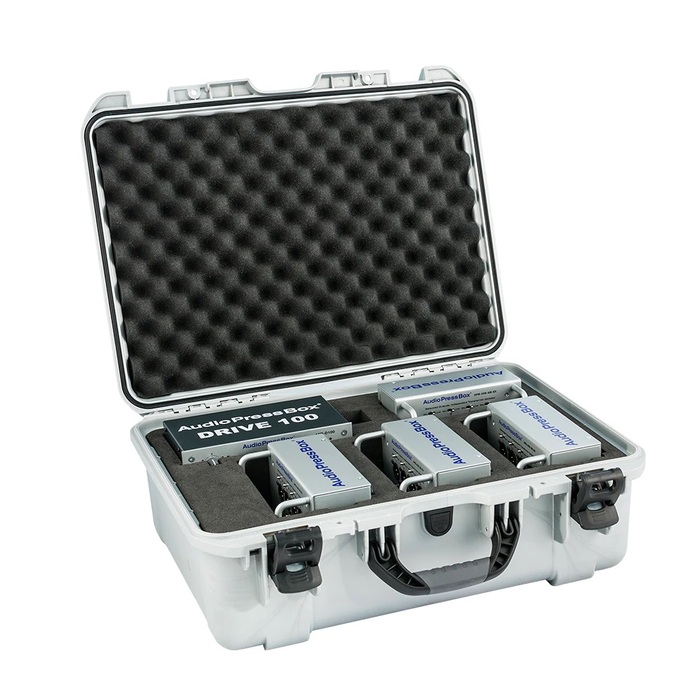Audio Press Box APB-1.32-CB Portable Bundle, 1 Line In, 32 LINE/MIC Out (4x Expander)