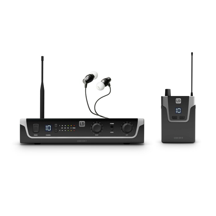 LD Systems LDS-U3047IEMHP Wireless IEM System With Earphones - 470 - 490 MHz