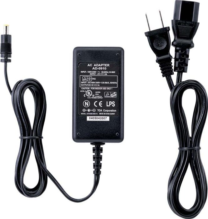 TOA AD-0910 UL AC Power Supply For TS-800 And TS-900 Series Chairperson And Delegate Stations