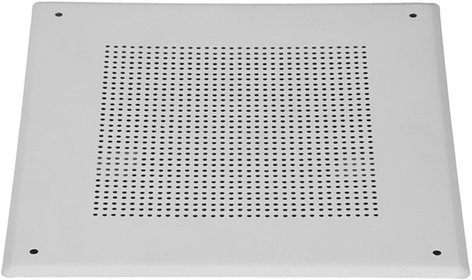 Quam BS8WS 8" Square Stud-Mount Ceiling Speaker Baffle, White Powder Finish