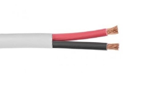 Liberty AV 16-2C-P-WHT 16AWG 2-Conductor Plenum-Rated Cable