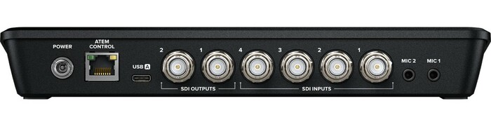 Blackmagic Design ATEM SDI Pro ISO Four Input SDI Switcher With Streaming & ISO Recording