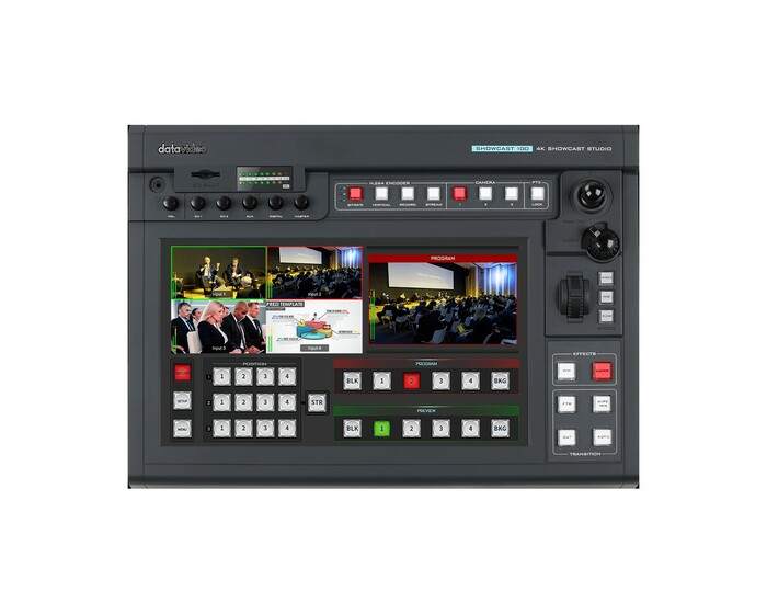 Datavideo ShowCast 100 4-Channel Touch Panel Streaming Switcher