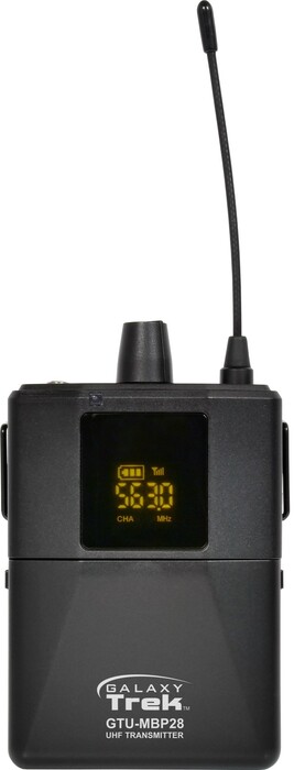 Galaxy Audio GTU-VSP5AB Mini Wireless System, 1 Headset, 1 Lav, Dual Receiver