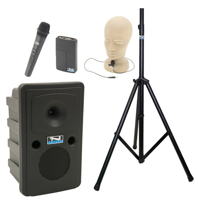 Anchor GO-GETTER-SYSTEM-X2 Go Getter (XU2), Anchor-Air, 2 Wireless Mics & Stand